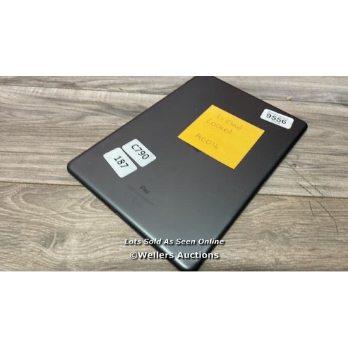 9556 - APPLE IPAD 10.2'' 9TH GEN (2021) / A2602 / 64GB / SERIAL: M54NJXH6T6 / I-CLOUD (ACTIVATION) LOCKED A... 