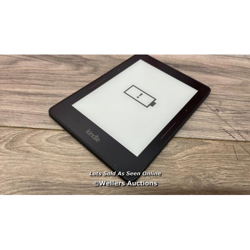 9557 - AMAZON KINDLE VOYAGE 7TH GEN / NM460GZ / POWERS UP & RESTORED TO FACTORY DEFAULTS / T58