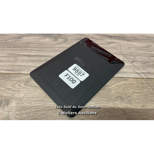 9557 - AMAZON KINDLE VOYAGE 7TH GEN / NM460GZ / POWERS UP & RESTORED TO FACTORY DEFAULTS / T58