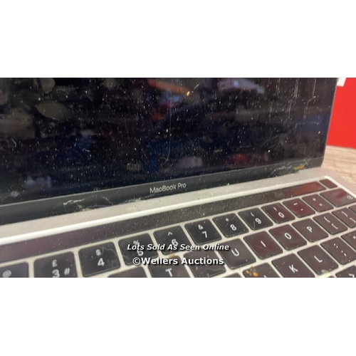 9570 - APPLE MACBOOK PRO / MODEL A2251 / SERIAL: C02CL0XZML7M - ACTIVATION LOCK / DAMAGED / SEE PHOTOS / T5... 