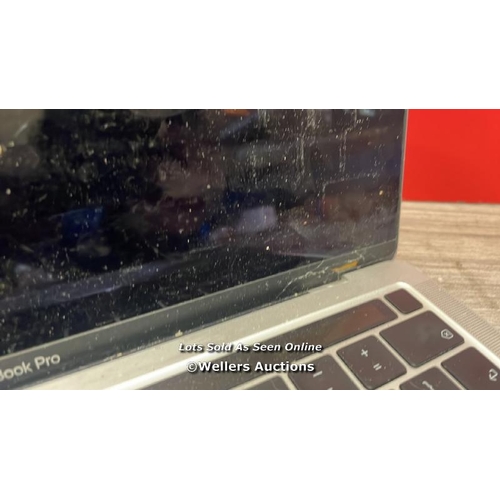 9570 - APPLE MACBOOK PRO / MODEL A2251 / SERIAL: C02CL0XZML7M - ACTIVATION LOCK / DAMAGED / SEE PHOTOS / T5... 