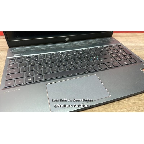 9572 - HP PAVILION MODEL 15-CW1017NO / 500GB SSD / 8GB RAM / RYZEN 5-5300U @ 2.10GHZ / SN: 5CD9486YJJ / WIN... 