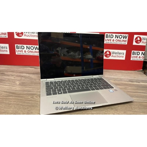 9573 - HP ELITEBOOK X360 /  250GB SSD /  16GB RAM /  INTEL CORE I7-8650U @ 1.90 GHZ /  SN: 5CD9128BVZ /  TO... 