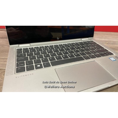 9573 - HP ELITEBOOK X360 /  250GB SSD /  16GB RAM /  INTEL CORE I7-8650U @ 1.90 GHZ /  SN: 5CD9128BVZ /  TO... 