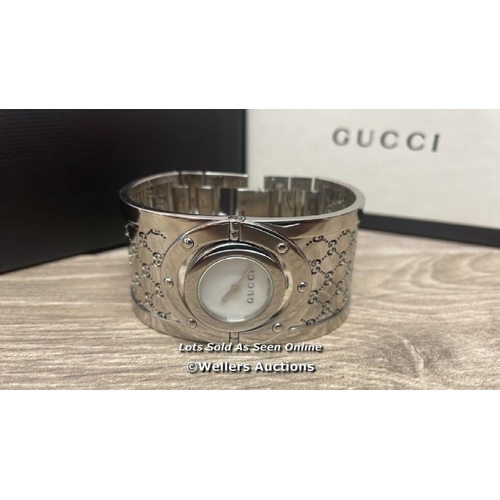 9589 - LADIES GUCCI BRACELET WATCH / T53