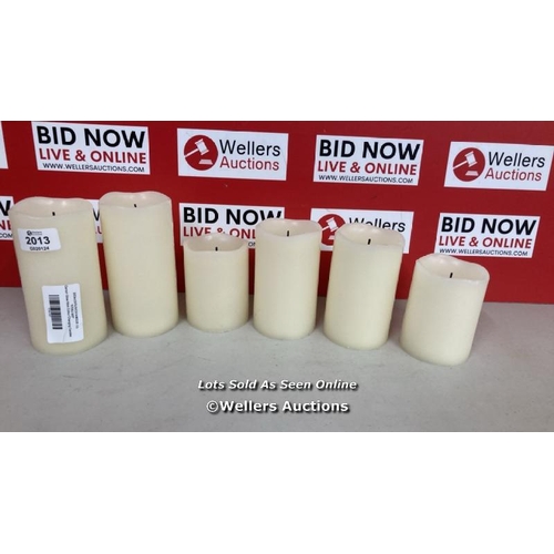 2013 - GERSON GLOW WICK COLOUR CHANGING CANDLES / UNTESTED, REQUIRES BATTERIES  / A21