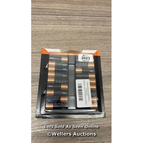 2023 - DURACELL AA OPTIMUM BATTERIES / NEW, OPENED PACKAGE / A21