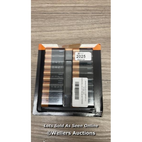 2025 - DURACELL AA OPTIMUM BATTERIES / NEW, OPENED PACKAGE / A21