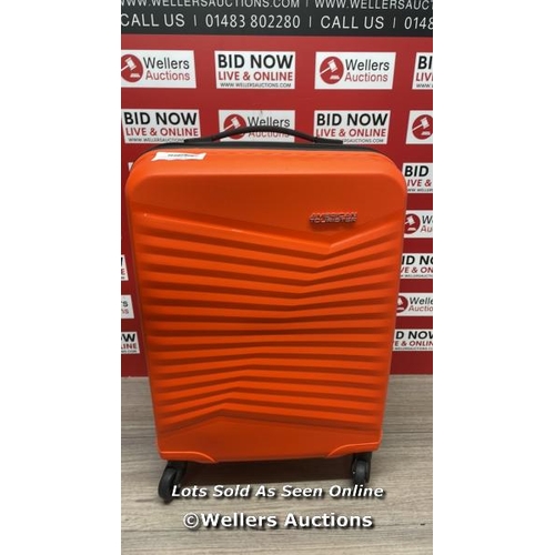 2074 - AMERICAN TOURISTER JET DRIVER 55CM CARRY ON HARDSIDE SPINNER CASE / SIGNS OF USE / A20