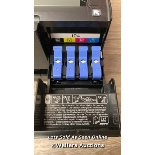 2075 - EPSON ET-2811 INK JET PRINTER / POWERS UP, NOT FULLY TESTED, WITHOUT POWER CABLE / A24