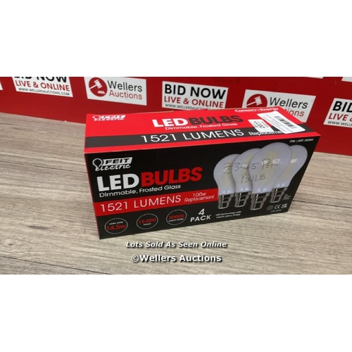 2077 - FEIT A60 100W DIMMABLE BULBS / APPEARS NEW / A23