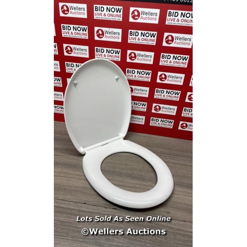 2103 - TAVISTOCK HUSH TOILET SEAT, MINIMAL SIGNS OF USE / D9