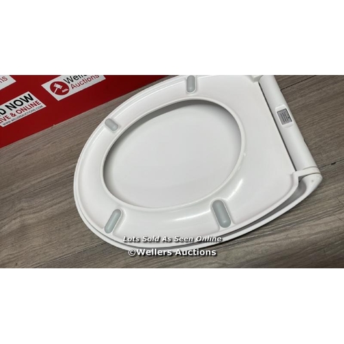 2103 - TAVISTOCK HUSH TOILET SEAT, MINIMAL SIGNS OF USE / D9