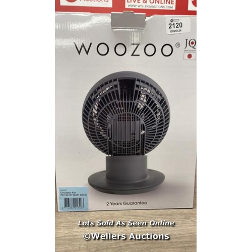 2120 - IRIS WOOZOO DESK FAN / NO POWER, MINIMAL SIGNS OF USE / A18