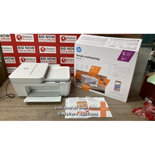 2128 - HP DESKJET 4120E HP+ ALL-IN-ONE COLOUR PRINTER / POWERS UP / SIGNS OF USE / A11