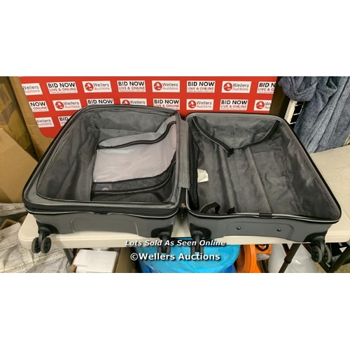 2239 - SAMSONITE TECH 3 2PC HARDSIDE LUGGAGE SET / BIG CASE DAMAGED, SMALL CASE OK  / A48