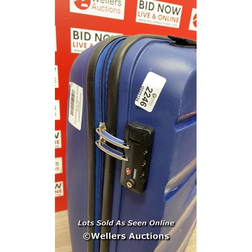 2246 - AMERICAN TOURISTER JET DRIVER 55CM CARRY ON HARDSIDE SPINNER CASE / COMBINATION LOCKED  / A3