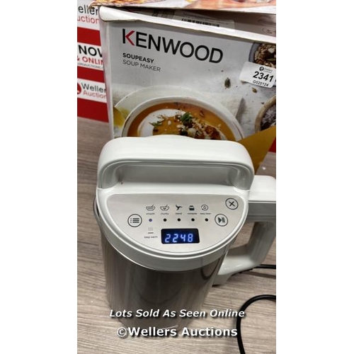 2341 - KENWOOD 1.5L SOUPEASY BLENDER - CBL01.000BS / POWERS UP, SIGNS OF USE / E38