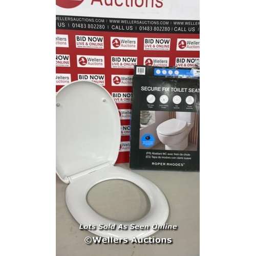 2344 - ROPER RHODES TOILET SEAT / MINIMAL SIGNS OF USE, NO FITTINGS / E34