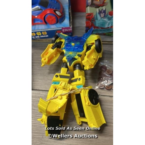 3033 - 4X ASSORTED TOYS INCLUDING TRANSFORMERS, SEE IMAGES  / G81