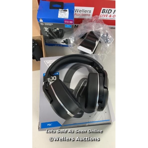 3049 - 4X ASSORTED GAMING ITEMS INCLUDING HEADPHONES / G73