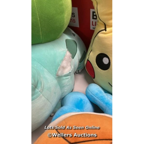 3052 - 5X  POKAMON PLUSH TOYS / G74