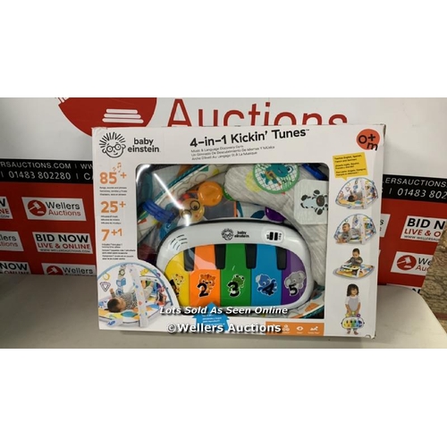 3070 - BABY EINSTEIN 4-IN-1 KICKIN' TUNES MUSIC AND LANGUAGE DISCOVERY ACTIVITY GYM / UNTESTED/ MINIMAL SIG... 