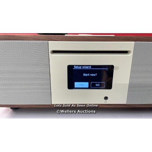 3193 - JOHN LEWIS CELLO HI-FI MUSIC SYSTEM WITH DAB/DAB+/FM/INTERNET RADIO WITH CD PLAY / POWERS UP, NOT FU... 