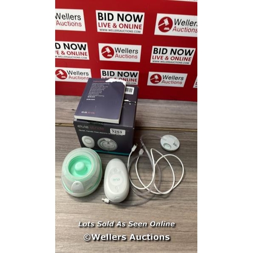 3253 - ELVIE STRIDE SINGLE ELECTRIC SMART BREAST PUMP / UNTESTED / SIGNS OF USE / H3