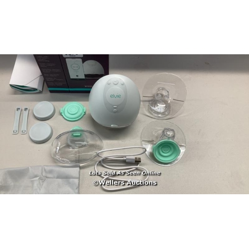 3270 - ELVIE SINGLE ELECTRIC BREAST PUMP / MINIMUM SIGNS OF USE / UNTESTED / H4