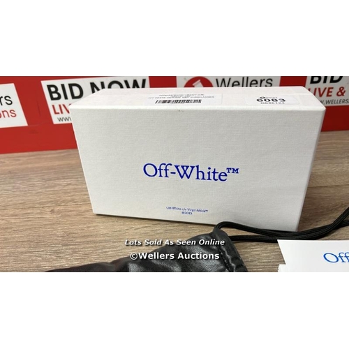 6083 - OFF WHITE OERI002 1007 SUNGLASSES / NEW / EX-DISPLAY / B10