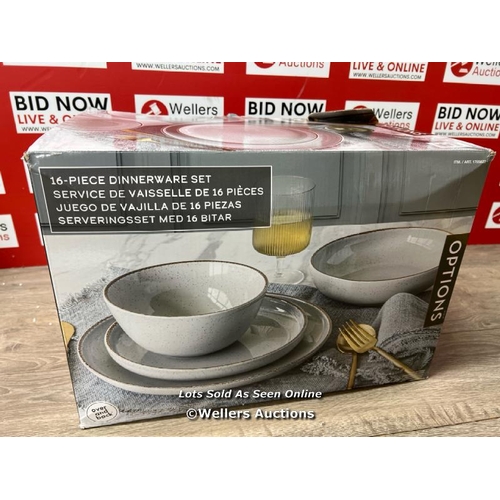 6182 - OVER & BACK STONEWARE DINNERWARE SET / B15