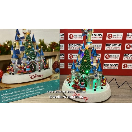 6211 - DISNEY 17.5 INCHES (44.5CM) ANIMATED CHRISTMAS PARADE TABLE TOP ORNAMENT WITH LED LIGHTS & SOUNDS / ... 