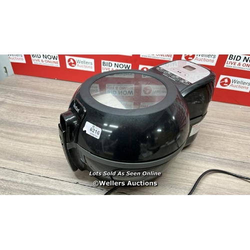 6216 - TEFAL ACTIFRY ADVANCE AIR FRYER 1.2KG - FZ727840 / POWERS UP / SIGNS OF USE / WITHOUT BOX / E17