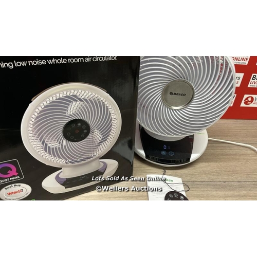 6223 - MEACO AIR CIRCULATOR FAN / MINIMAL, IF ANY SIGNS OF USE / POWERS UP AND APPEARS FUNCTIONAL - FAN SPI... 