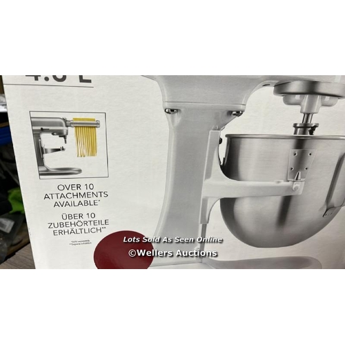 6225 - KITCHENAID 4.8L RED HEAVY DUTY STAND MIXER (5KPM5BER) / APPEARS NEW / POWERS UP & APPEARS FUNCTIONAL... 