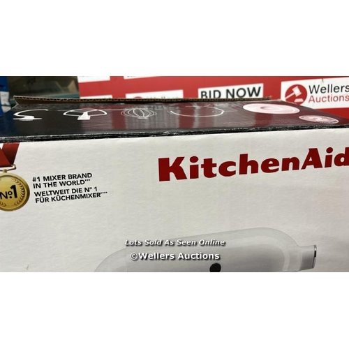 6225 - KITCHENAID 4.8L RED HEAVY DUTY STAND MIXER (5KPM5BER) / APPEARS NEW / POWERS UP & APPEARS FUNCTIONAL... 