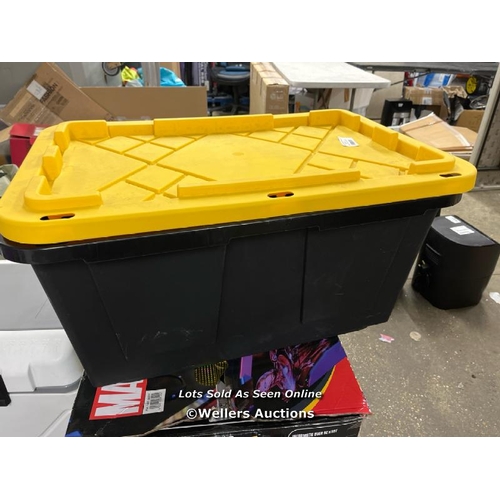 6233 - 102L STORAGE BOX & LID, MINIMAL SIGNS OF USE / P5