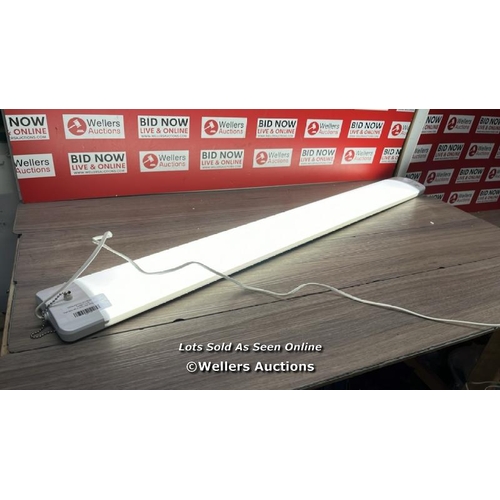 6238 - FEIT SLIM 4FT (1.2M) LED SHOP LIGHT WITH PIR MOTION DETECTION / POWERS UP / LIGHTS UP / WITHOUT BOX ... 