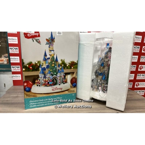 6263 - DISNEY 17.5 INCHES (44.5CM) ANIMATED CHRISTMAS PARADE TABLE TOP ORNAMENT WITH LED LIGHTS & SOUNDS / ... 