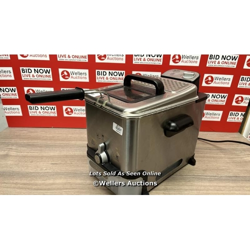 6267 - TEFAL OLEOCLEAN PRO DEEP FRYER FR804140 / SIGNS OF USE / NO POWER / E20