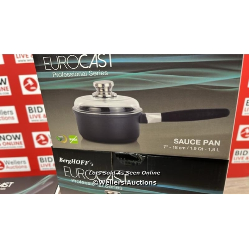 6269 - BERGHOFF EUROCAST DELUXE COOKWARE SET / EACH PAN IS NEW & SEALED / E60