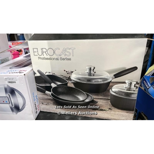 6269 - BERGHOFF EUROCAST DELUXE COOKWARE SET / EACH PAN IS NEW & SEALED / E60