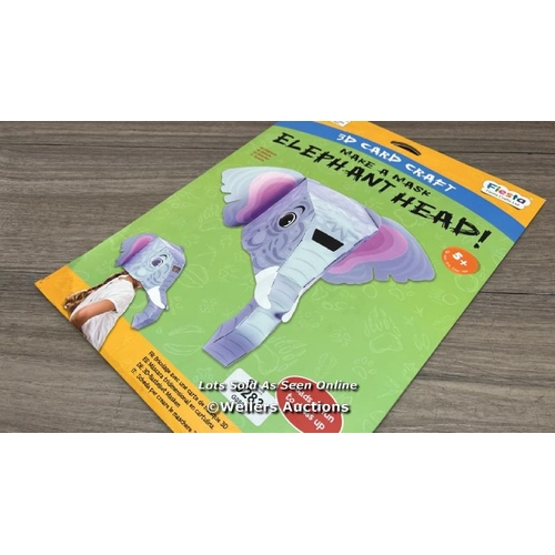 6283 - 3D CRAFT MAKE YOUR OWN ELEPHANT HELMET / NEW / E60