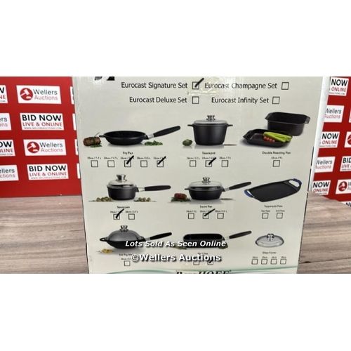 6326 - BERGHOFF EUROCAST SIGNATURE PAN SET / NEW & SEALED / CUSTOMER CHANGE OF MIND RETURN / E66