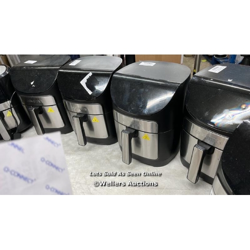 6331 - 7X GOURMIA AIR FRYERS / ALL ARE UNTESTED - SOME MAY WORK, SOME MAY NOT / E66 & E69