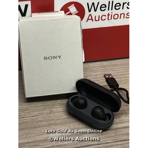 6366 - SONY WF-C700N NOISE CANCELLING IN-EAR HEADPHONES / POWERS UP, BLUETOOTH UNTESTED / E78