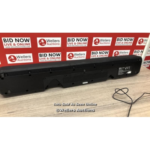 6369 - SONY HTS2000.CEK  3.1CH SOUNDBAR / POWERS UP AND APPEARS FUNCTIONAL, GOOD SOUND QUALITY, INCLUDES PO... 