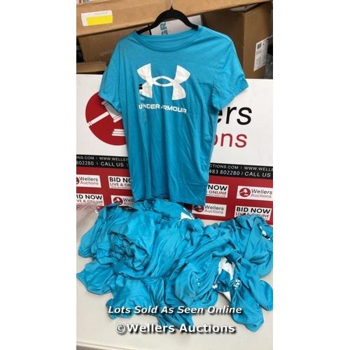 7034 - X20 LADIES NEW UNDER ARMOUR T-SHIRTS / MOSTLY: M / S7