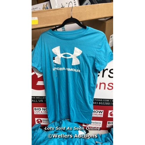 7034 - X20 LADIES NEW UNDER ARMOUR T-SHIRTS / MOSTLY: M / S7